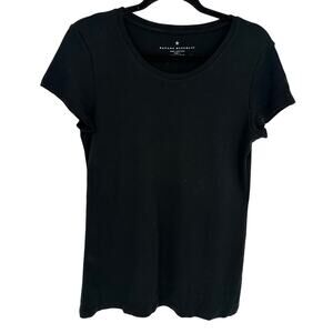 Banana Republic Black Short Sleeve T-Shirt Crew Neck Summer Casual Comfy L
